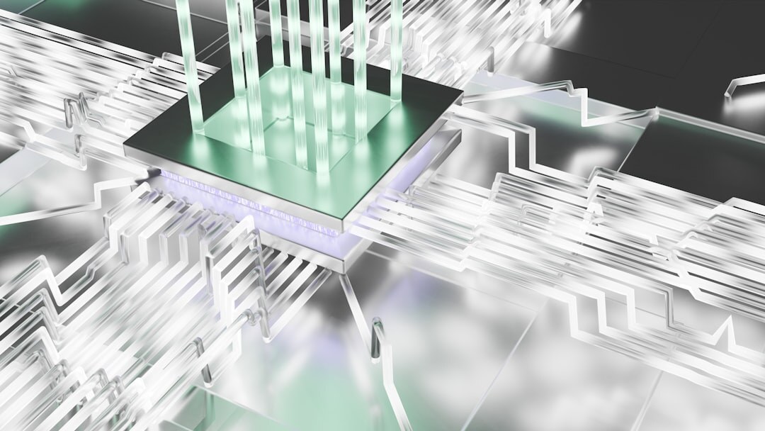 Quantum computing processor chip with intricate circuits
