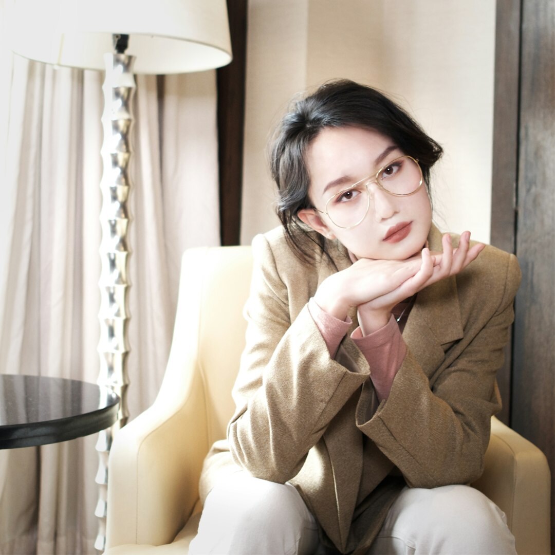 Professional Turkish businesswoman with glasses and confident expression